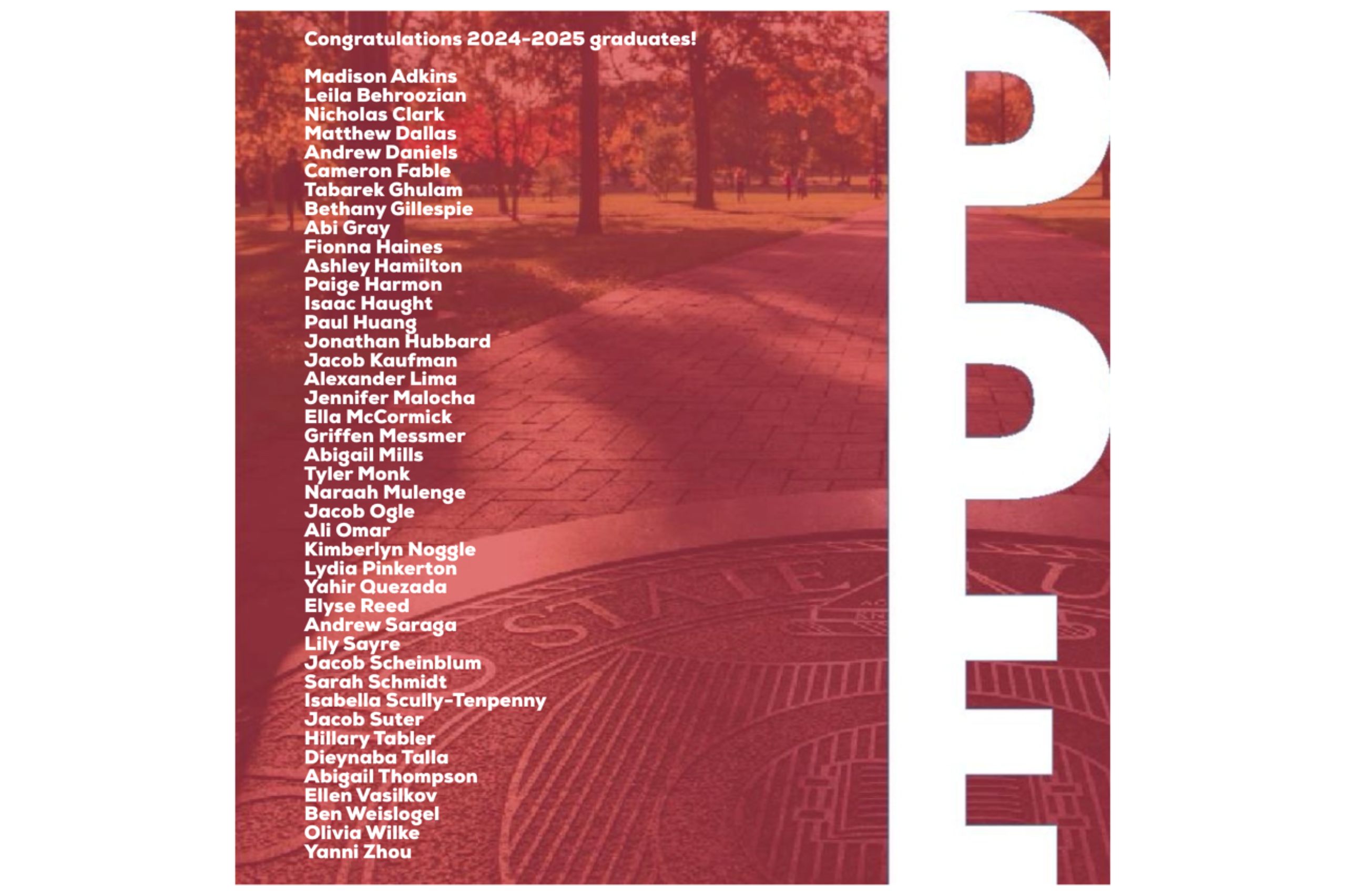List of PPE graduates