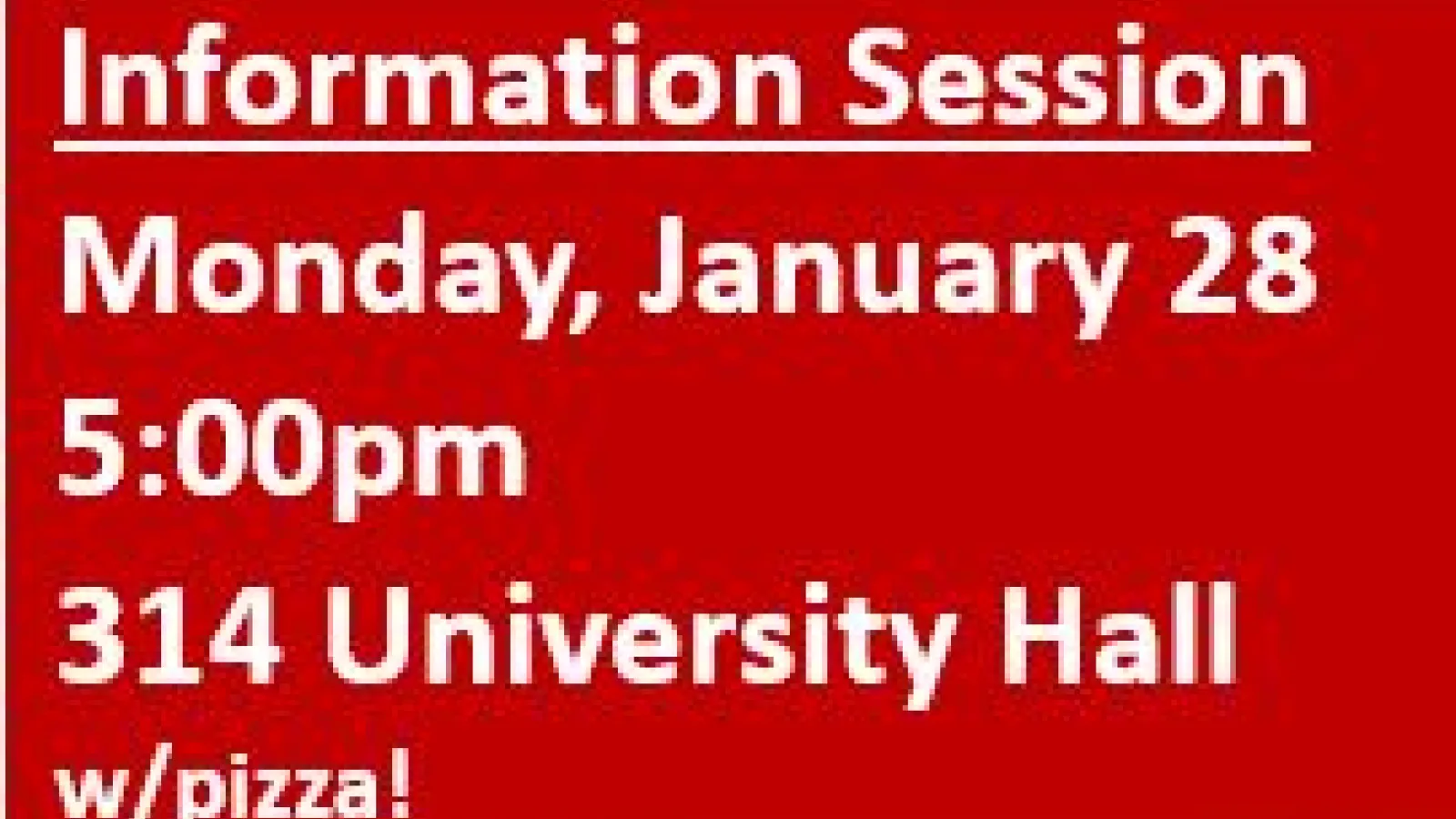 PPE info session 1/28/19