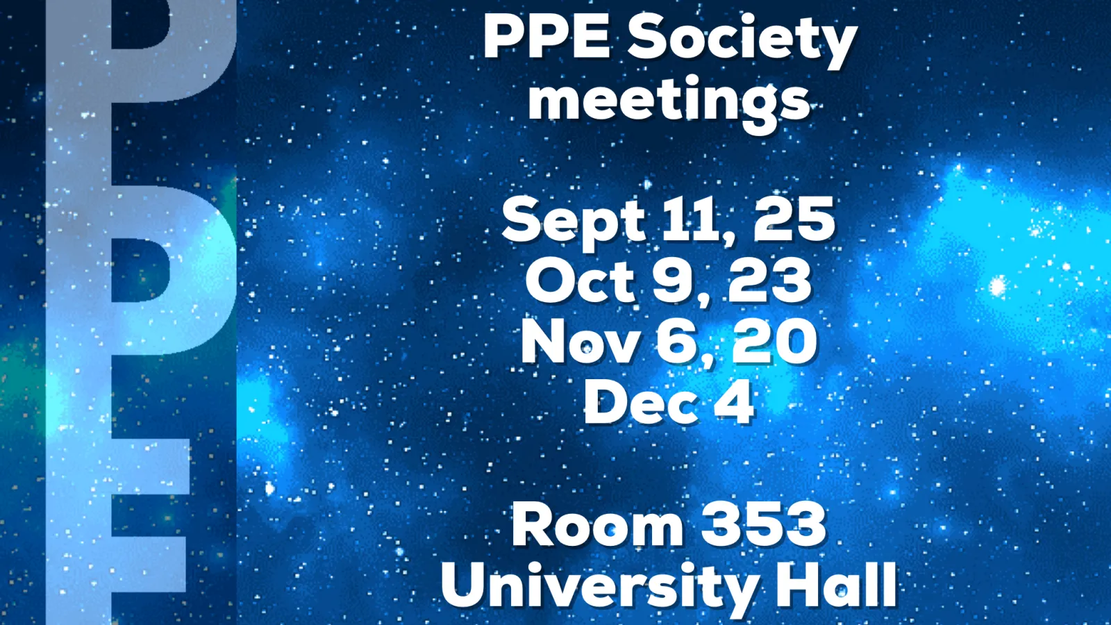 PPE Society Nights