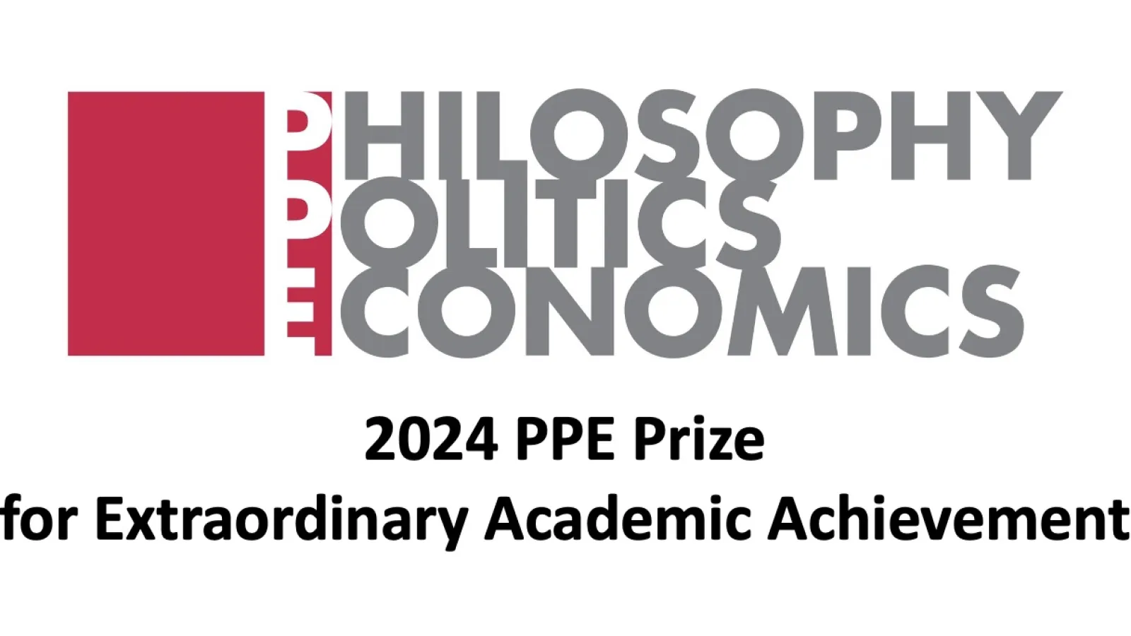 2024 PPE Prize for Extraordinary Academic Achievement