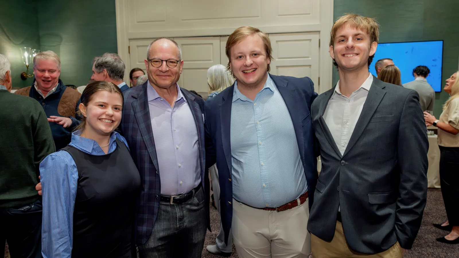 Students at New Albany event