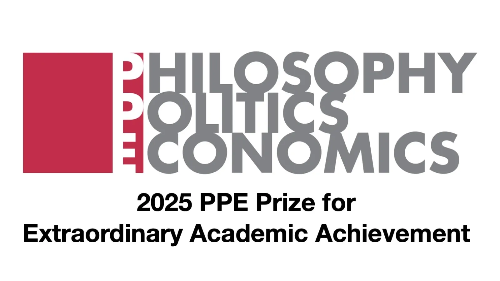 PPE Prize for Academic Achievement 2025