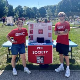 PPE Society at Fall Fair on the Oval