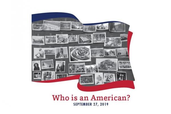 Who Is an American? logo